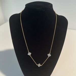 Brass Over Sterling  Silver Necklace